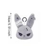 Soft Halloween Plushie Fluffy Stitched Bunny Quirky Doll Gothic Rabbit  Cosplayers