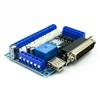 1 шт. Плата интерфейса драйвера шагового двигателя CNC с 5 направлениями для гравировального станка С кабелем данных Для промышленного использования