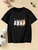 Funny Climb Cat Graphic Kids Tshirts Summer Short Sleeve Tees Cartoon Boys Girls Clothes Kawaii Kitten Tops Y2K Children T-shirt