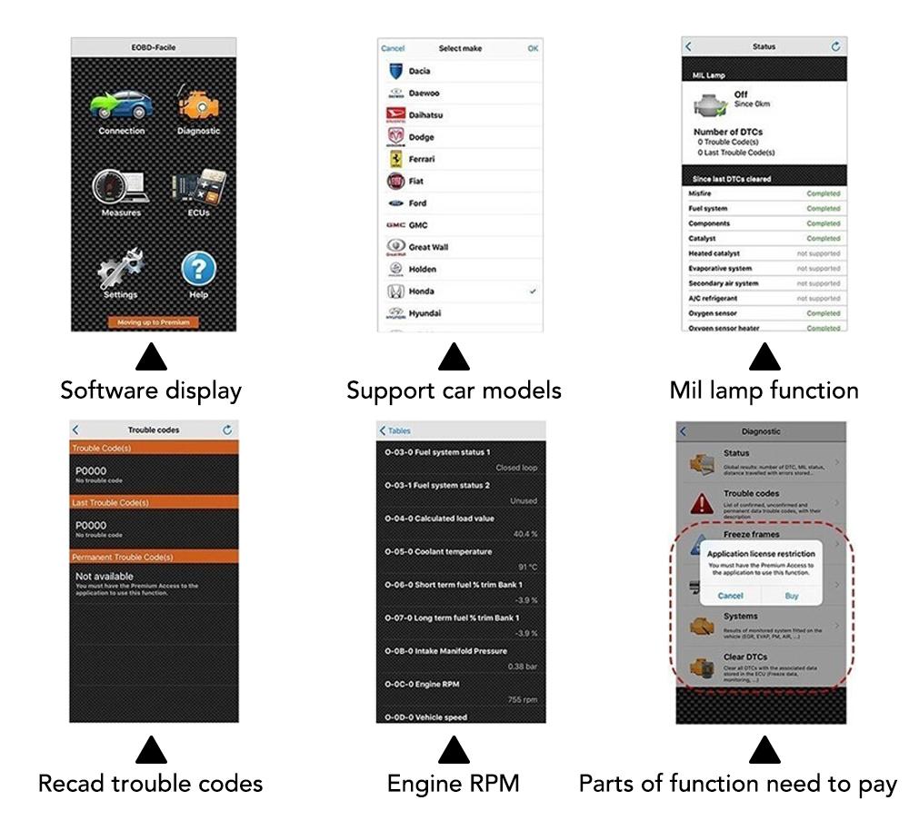 OBD ELM327 Bluetooth автомобильный диагностический инструмент для Kia Sportage 4 Rio 3 Picanto K5 Ceed JD Soul Niro Seltos Optima