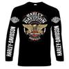 Мужская футболка Harley Davidson с длинным и коротким рукавом, 100% хлопок, размеры от S до 6XL