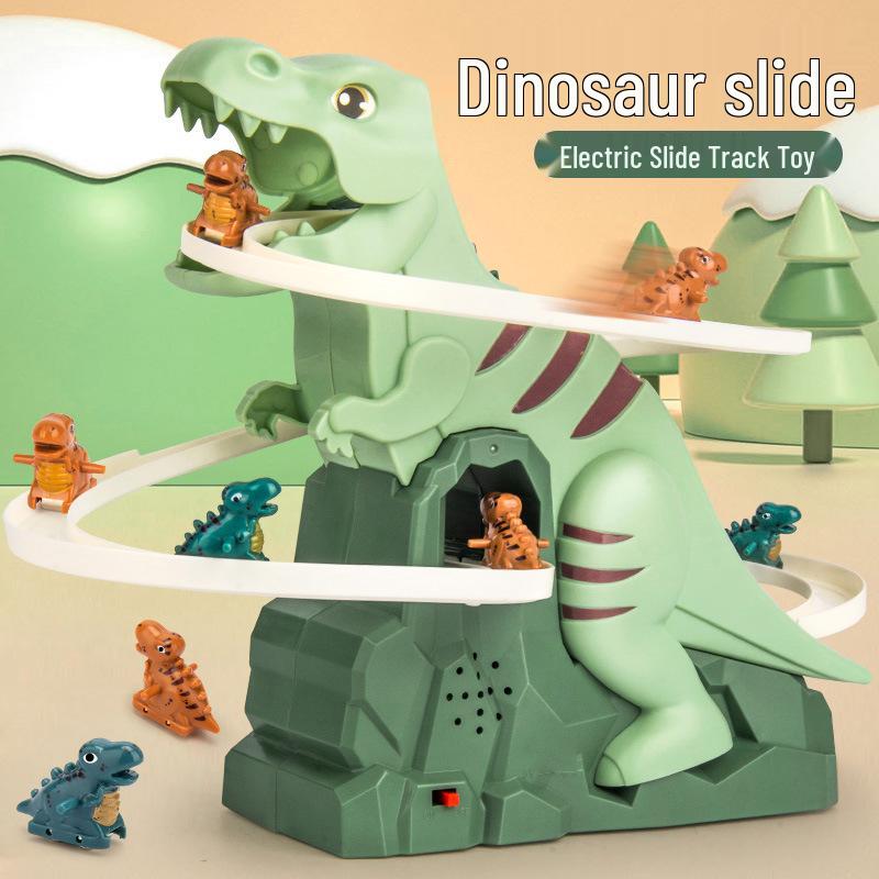 Authorized Milk Dragon Auto-Climb Single Rail Electric Adventure Track Toy