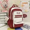 Schoolbag High-value contrasting color schoolbag Female dopamine contrasting color college style Primary and secondary school students 1st-1st
