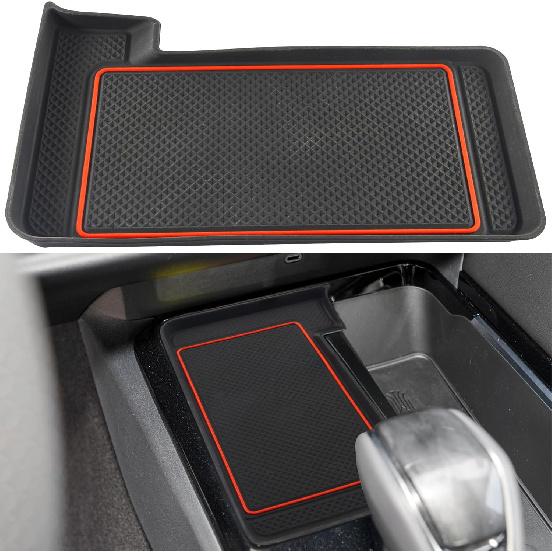 Center Console Liner for Toyota Camry Accessories 2025 2026, Charging Anti-Slip Mat, Silicone Protective Pad, Non-Slip Dust Interior, Custom Rubber
