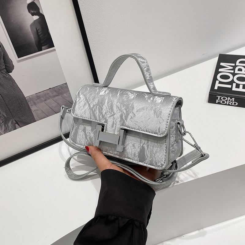 Популярные нишевые сумки Новые женские сумки Универсальные сумки через плечо Модные маленькие квадратные сумки с узором