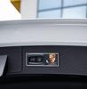 Наклейка-предупреждение об электрической крышке багажника Porsche