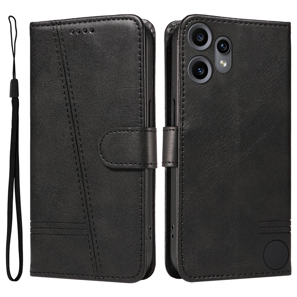 For Nothing CMF Phone 2 Pro Wallet Case T-Shape Lines Leather Phone Cover Stand
