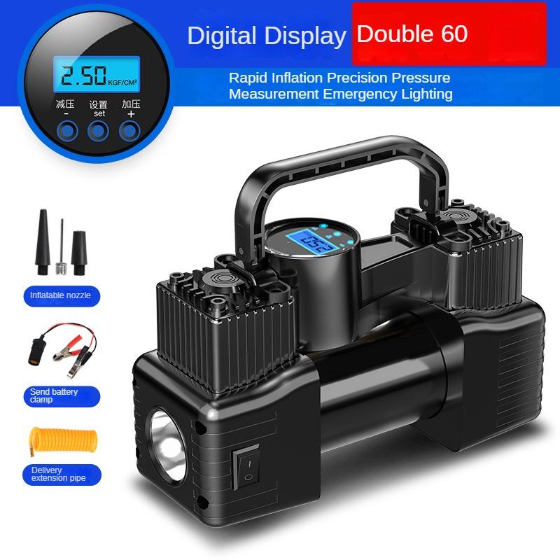 Tire Inflator Portable A-ir Compressor A-ir Pump For Car Tires 12V Auto Tire Pump Digital Pressure
