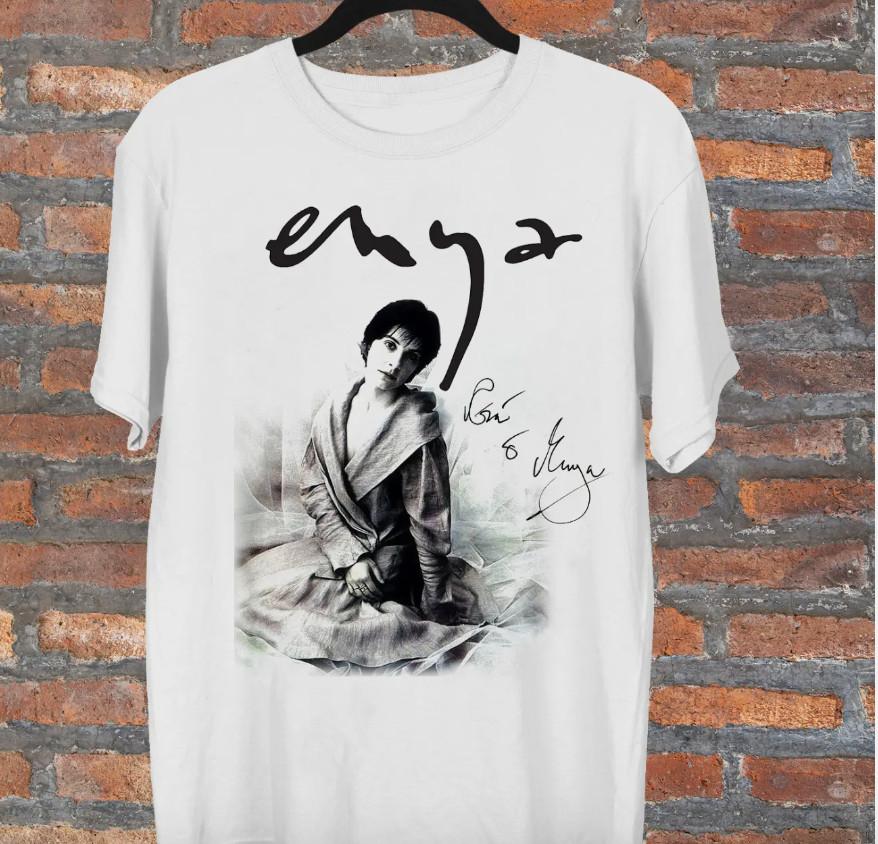 New Popular Enya Singer Gift For Fan White S-2345XL T-Shirt