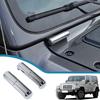 Car Front Windshield Hinge Decoration Cover Stickers for Jeep Wrangler JL Gladiator JT 2018-2023 Exterior Styling Accessories