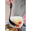 Urushiyama Metal Industry Large Ladle, Soft Nylon Material Won't Scratch the Coating of Pots and Pans, Universal Design, Easy Grip, Made In Japan, Uru