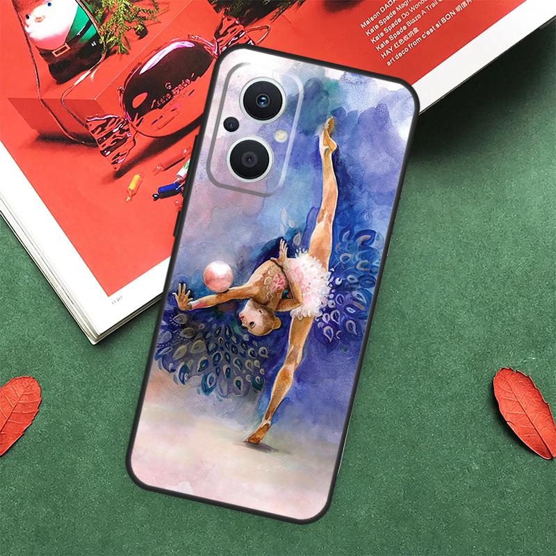 Кейс для OPPO Reno 10 11 12 13 14 Pro 11F 12F 13F 14F 7 8 Lite, Чехол для OPPO Find X9 X8 X5 Pro, Масляная живопись, Гимнастика