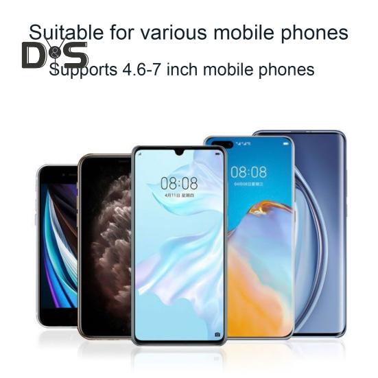 Car Phone Holder with Automatic Locking Arm Slot Air Vent Mount Stand for 4-7 Inch Smartphones Dashboard Cradle for All Smartphones