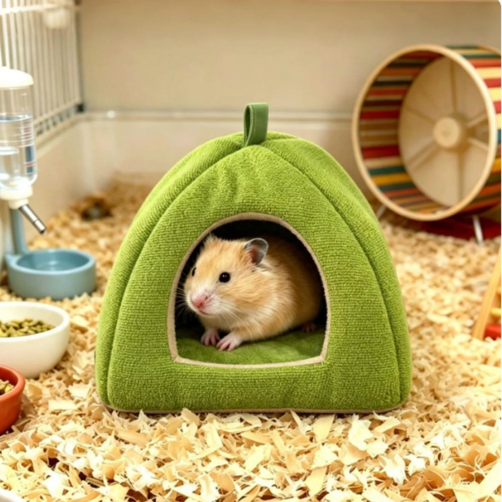 Cotton Line Guinea Pig House Hanging Loop Small Pet Bed Portable Hamster Shelter Small Pets