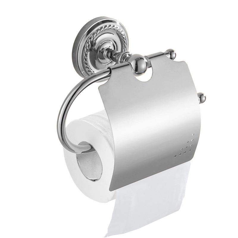 Набор посеребренных полностью медных полотенцедержателей для ванной в европейском стиле