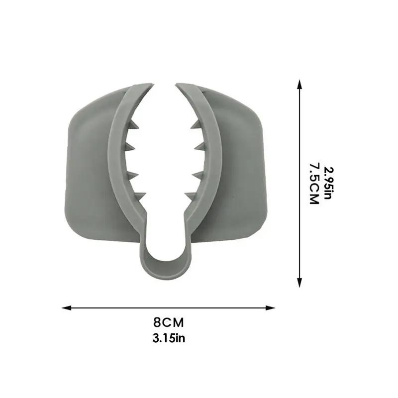 1 шт. Приспособление для нарезки овощей Безопасная терка Защита пальцев для мандолины Защитная Эргономичная Нескользящая Кухонные аксессуары