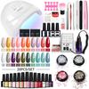 PHOENIXY Manicute Set Gel Nail Polish Set Nail Lamp Nail Drill Machine 4 Bottle Base Top Coat Nail Art Design Tools Decoration