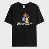 New Mens Clothes Tee Shirt Men Tshirt for Men Ropa Hombre Windows 95 Graphic Windows XP Computer System Print Pattern 71084
