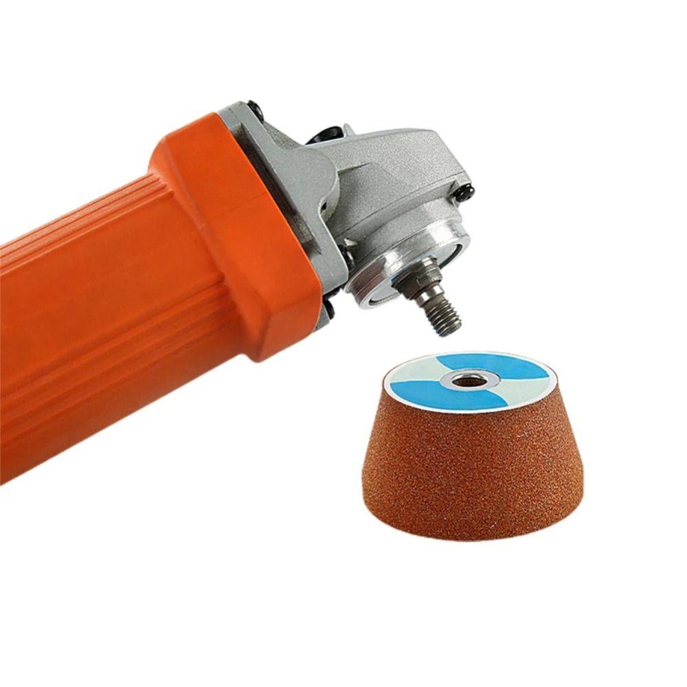 Белый корундовый камень полировальный круг наждачная чаша шлифовальная головка камень угловая шлифовальная машина отделка камня