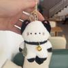 Scarf Cat Plush Keyring Bell Plush Cat Doll Keychain Fashion Plush Cat Bag Pendant  Christmas Gift