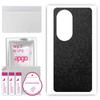 apgo Protective Skin Sticker for the Back Compatible with Huawei P50, Wrap Film, Foil, Vinyl - Pattern Black Honeycomb