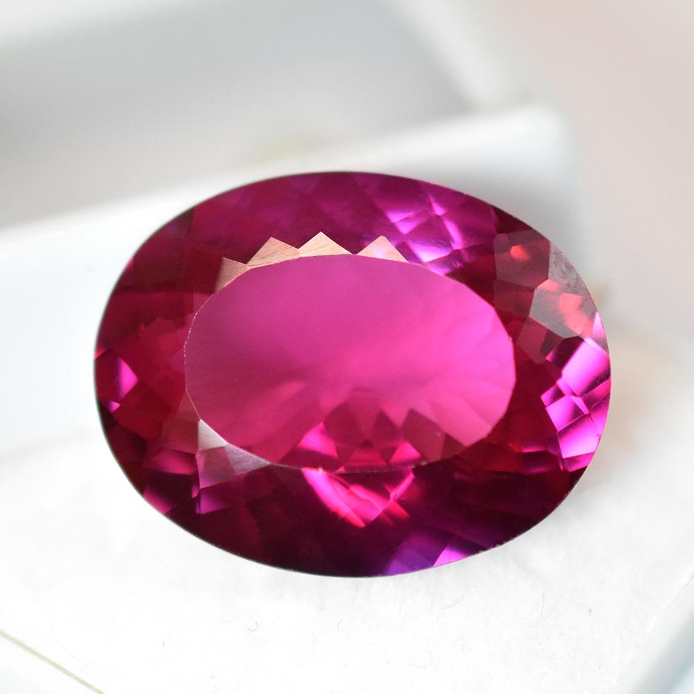 Natural Pink Sapphire Loose Gemstone 19.95 ct Oval Cut for Jewelry Making September Birthstone Gift