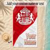 Beach TowelSunderland FC Custom Name Text Personalized Soft Towel for Beach Pool Indoor Home Decor Gift