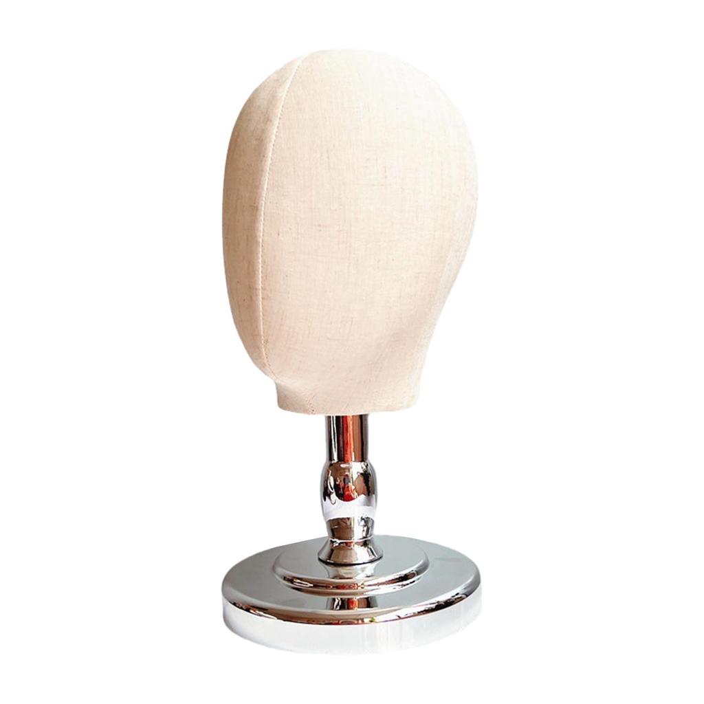 Wig Display Head Manikin Portable Hats Stand Holder Wig Hat for Beginner Stylist