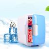 4L Dual-Use Mini Car Refrigerator with Insulation, Portable for Home and Car; Customizable Logo Option