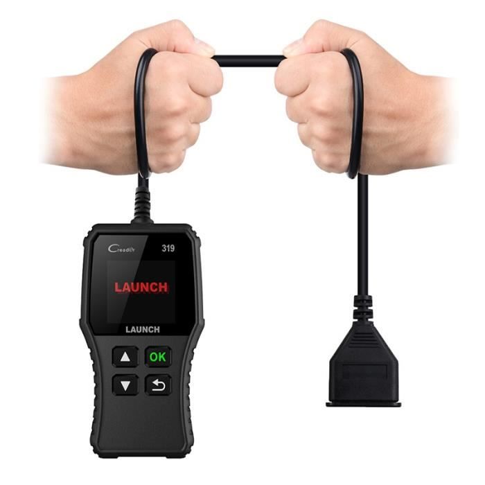 Scanner OBD2 - Launch - Creader 319 - Outil de diagnostic - Universel - Couleur noire