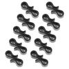 10/50Pcs Outdoor Gutter Hooks Plastic Reusable S Hooks Outdoor Light Clips Wedding Christmas Tree Home Decoration Hooks