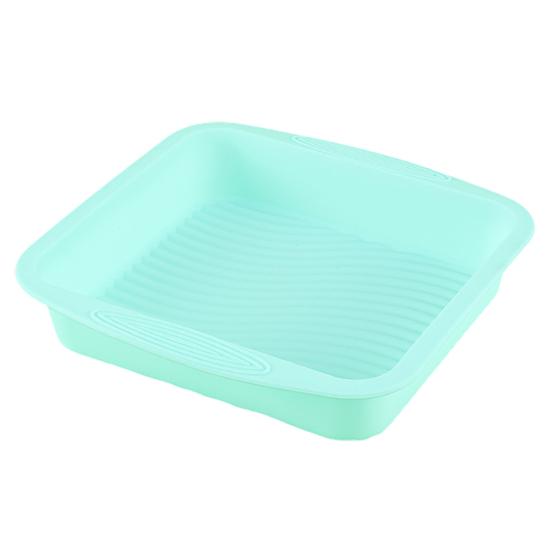 Non-Stick Cake Pan Food Grade Silicone Square Heat-Resistant Easy-to-Clean Baking Mould Bread Supply