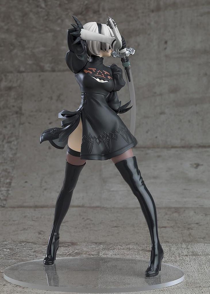 POP UP PARADE NieR Automata 2B 2 Type Plastic Painted Finished Figure Ver1.1a [Yorha No. B] Non-scale