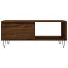 vidaXL Couchtisch Braun Eichen-Optik 90x50x36,5 cm Holzwerkstoff