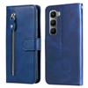 For Infinix Hot 60 Pro 4G PU Leather Cases with Zipper Pocket Wallet Phone Cover Stand