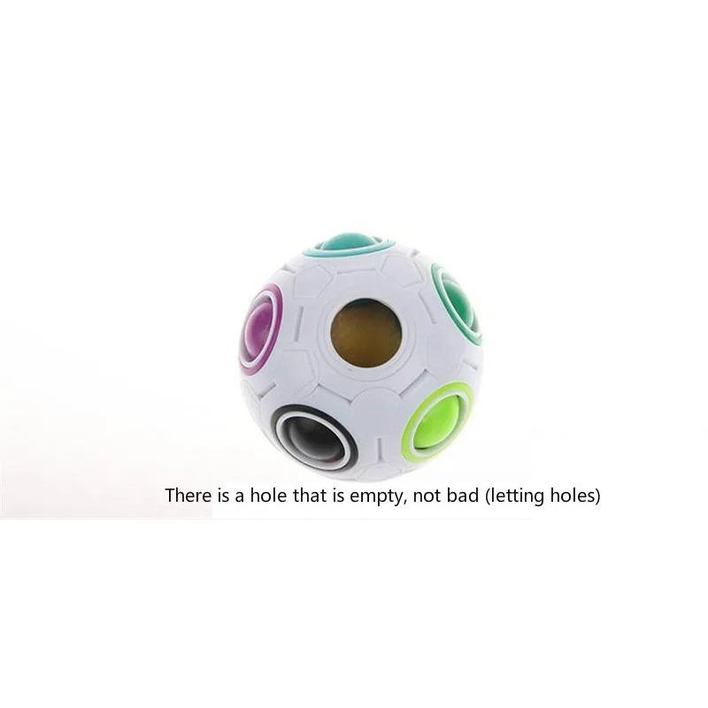 Antistress Cube Rainbow Ball Puzzles Football Magic Cube Educational Learning Toys for Children Adult Kids Stress Reliever Toys