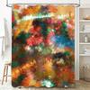 Colorful Watercolor Shower Curtain for Bathroom Decor Multicolored Abstract Design by TaurusDuan