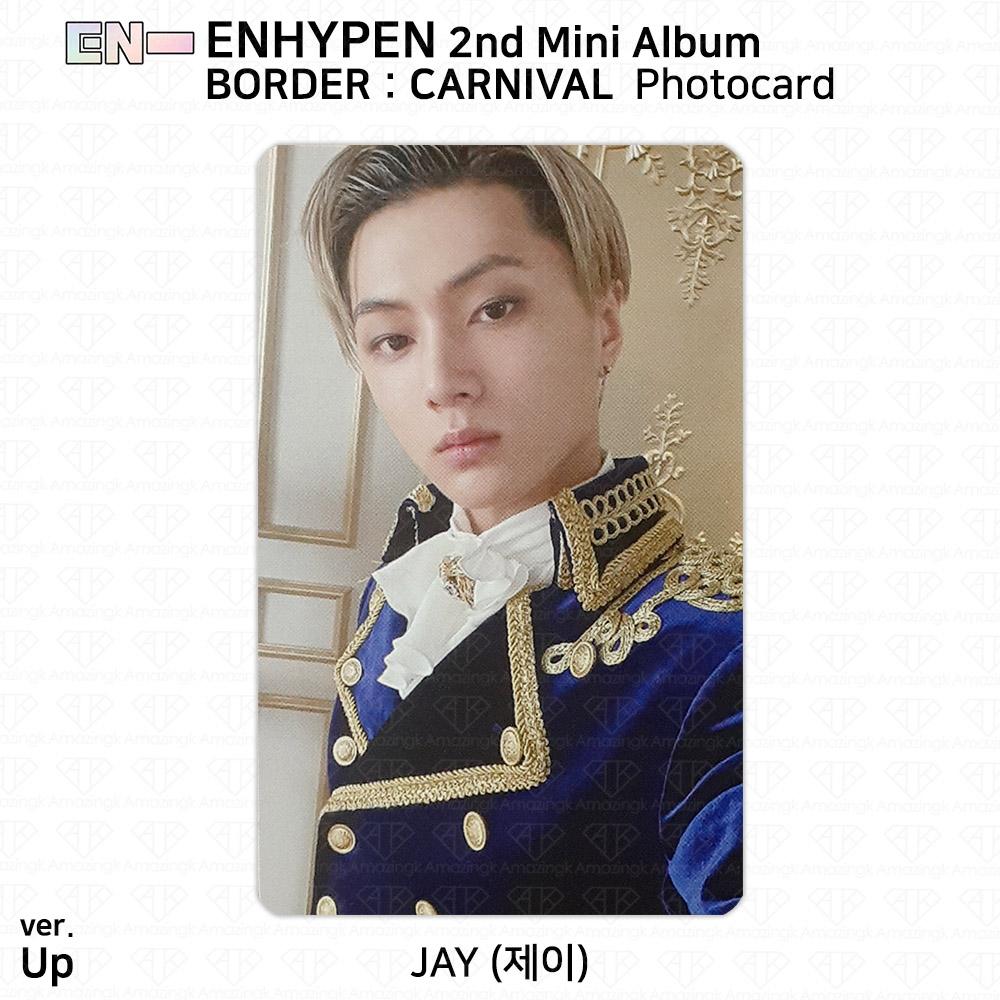 ENHYPEN 2-й мини-альбом Border Carnival, официальная фотокарточка Up Hype Down Ver. KPOP