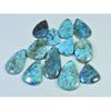 227Cts. Натуральный шаттукит кабошон груша россыпной драгоценный камень 12 шт. лот 21-31 мм C-514