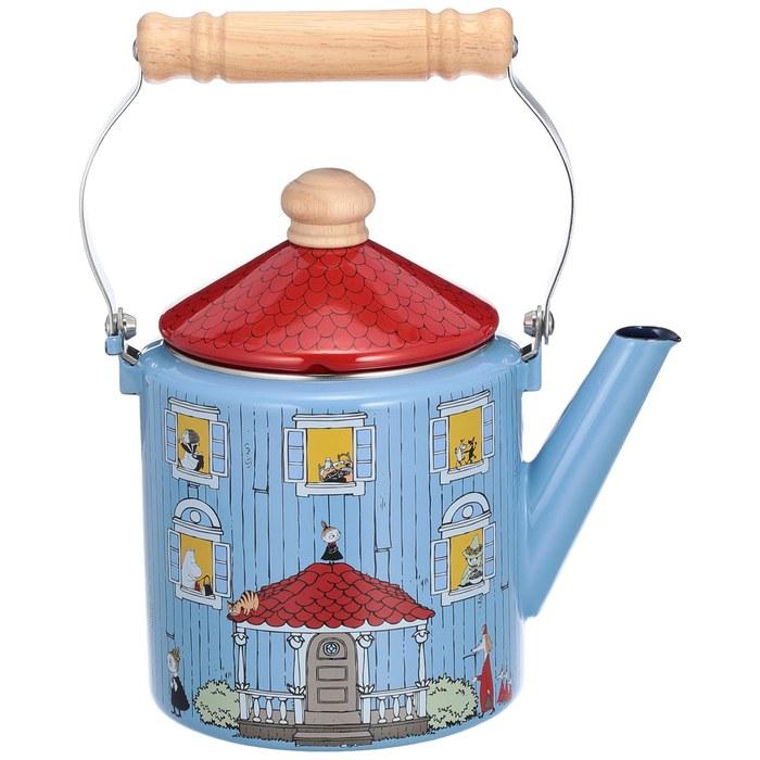 Чайник Fujihr 2,0 л Эмалированный Совместим с индукцией Moomin House MOH-2.0K Синий