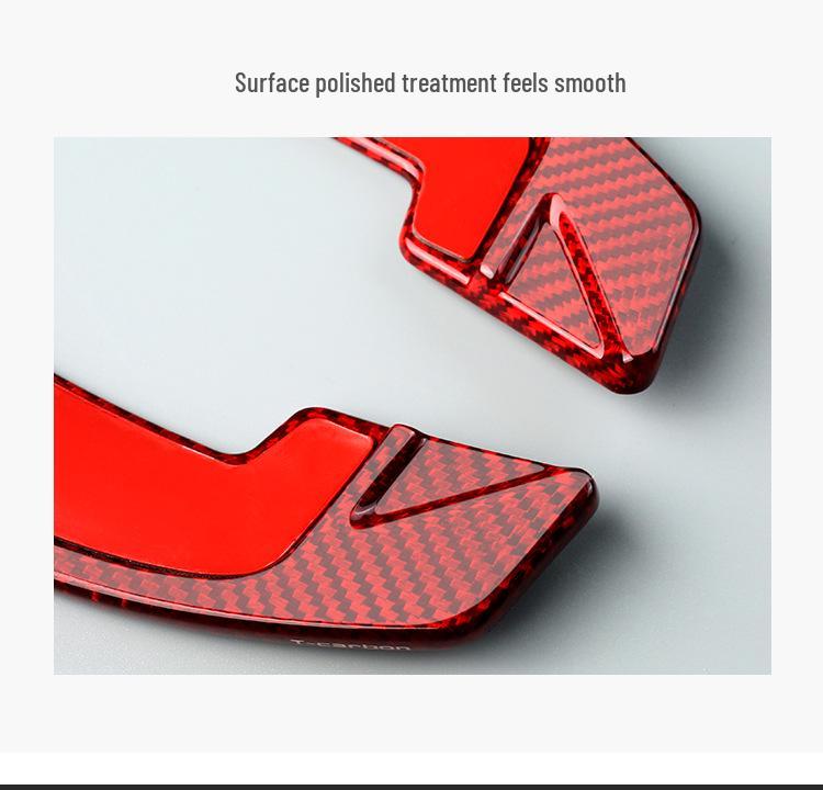 Real Carbon Fiber Steering Wheel Paddle Shifters for Land Rover Range Rover, Evoque, Discovery, and Velar