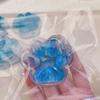 1 шт. Мягкая имитация силикона Ледяной Прозрачный Морской Синий Кошачья Лапа Игрушки Медленный Отскок Игрушка-Антистресс