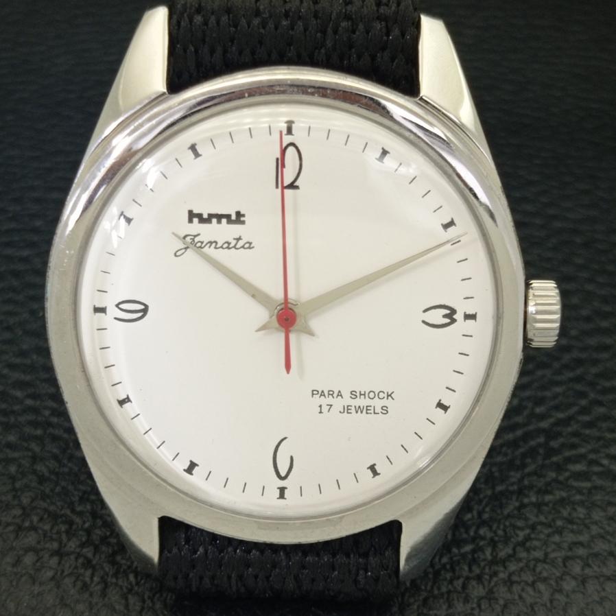 КЛАССИЧЕСКИЕ МУЖСКИЕ ЧАСЫ HMT JANATA С РУЧНЫМ ЗАВОДОМ, БЕЛЫЙ ЦИФЕРБЛАТ, a600041-5