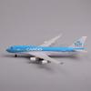 20 см KLM B747 Грузовой Самолет Модель Игрушка Набор Кабина Дверь Открывающаяся со Стендом и Колесами для Демонстрации Коллекции или Подарка Взрослому