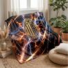 AC Milan Theme blanket Soft Flannel Blanket Plush Throw Blanket Cozy Sofa Bed Blanket for Home Decor