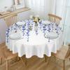 Цветок вишни, весенний круглый стол, скатерть, праздничная обеденная водонепроницаемая скатерть, покрытие стола для свадебного декора