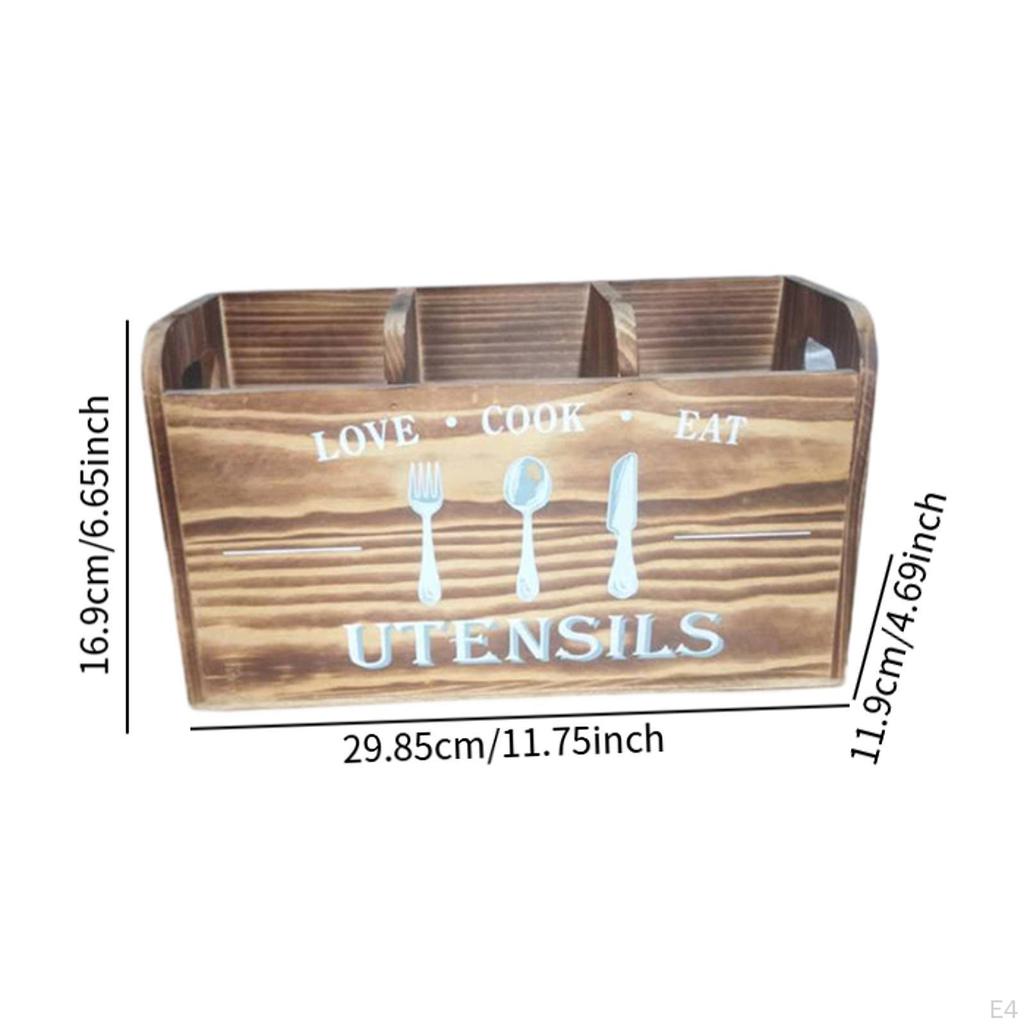 Подставка для кухонных принадлежностей Коробка для столовых приборов для вилок ложек ножей Органайзер для хранения