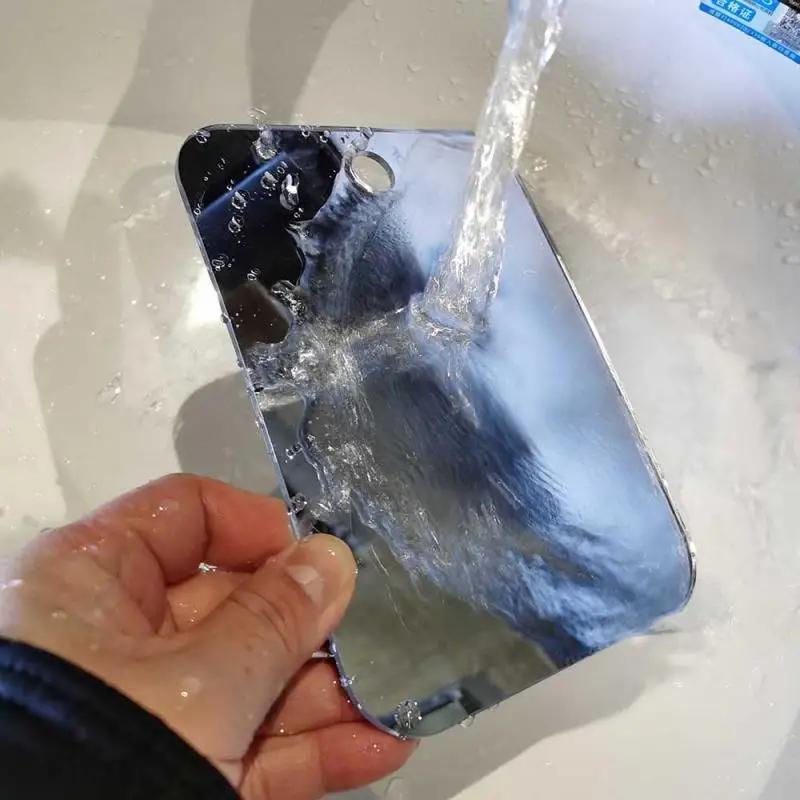 Акриловое зеркало без запотевания для душа, бритья, незапотевающее зеркало для ванной комнаты, дорожные аксессуары для женщин, макияжа, мужчин, бритья, ванной комнаты, инструменты