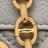 Dior Клатч Caro с клетчатым узором и металлической цепочкой из мягкой коровьей кожи, сумка через плечо, женские сумки, серый S5106UWHC-M41G