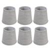 6Pcs Lampshade Modern Light Cover Fabric Inner Film European Style for Chandelier Wall Lamp W/E14